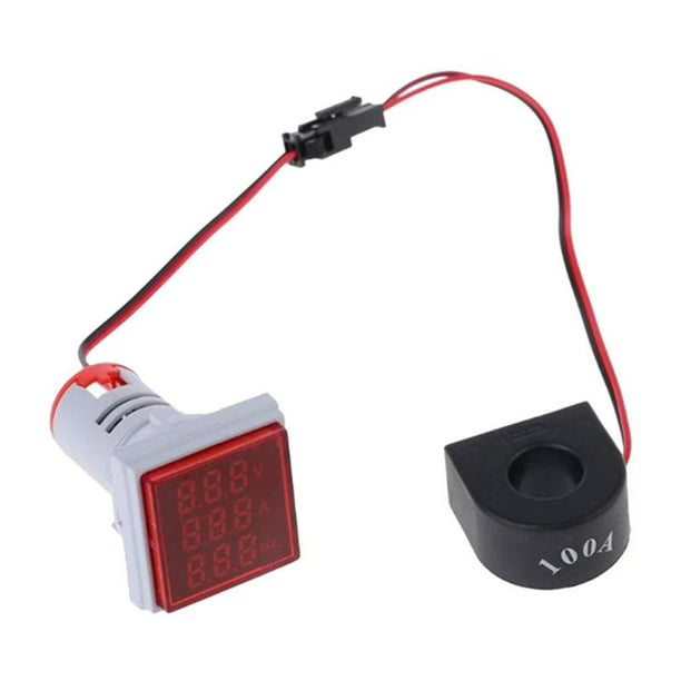 1PC LED Digital Display Voltmeter Ammeter Voltage Current Frequency Tester Meter 